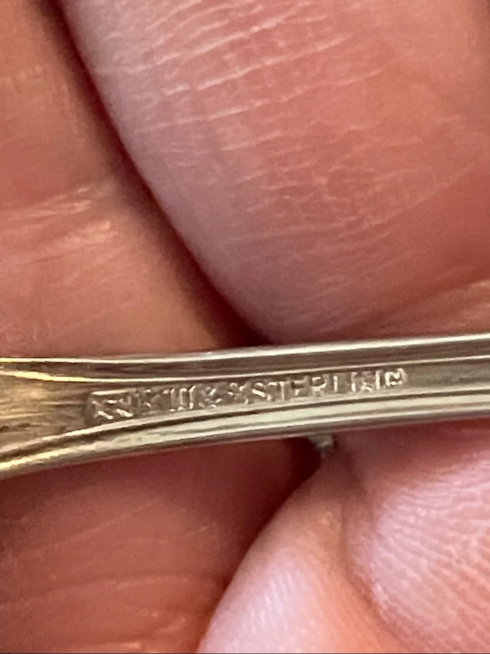 Antique Sterling Silver Sugar spoon R W & S